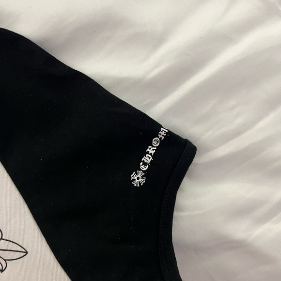 Chrome Hearts Black & White Short-Sleeve Graphic Tee - Picture 3 of 4